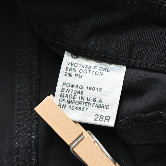 AG Adriano Goldschmied 28 Legging‎ Super Skinny Gray Corduroy Womens Pants - Picture 4 of 7